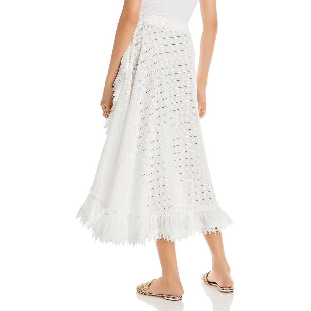 Waimari Havana Womens Picot Trim Side Tie Cover-Up