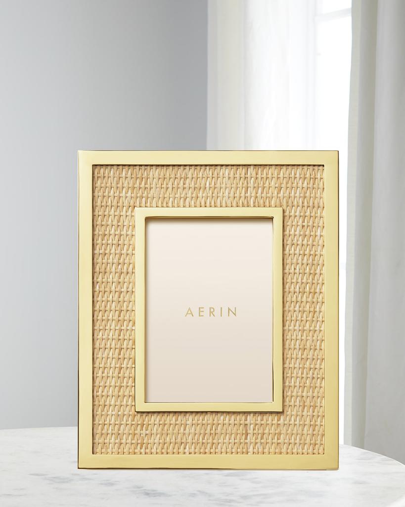 AERIN Colette Cane & Brass Frame, 5" x 7"