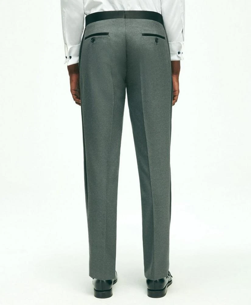 Brooks Brothers Slim Fit Wool Hopsack Tuxedo Pants 2