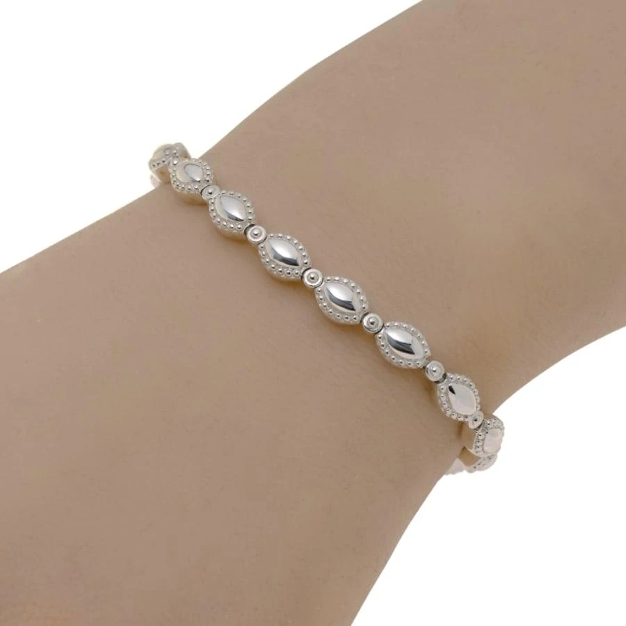 Charles Krypell Firefly Sterling Silver and 14K White Gold Women's Bracelet 5-6963-FFS 2