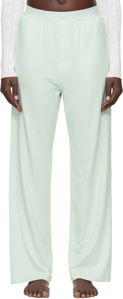 SKIMS Blue Boyfriend Loose Lounge Pants 1