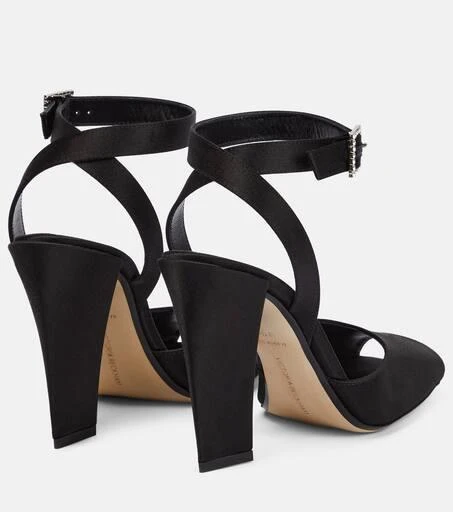 Victoria Beckham Eliza satin sandals 3