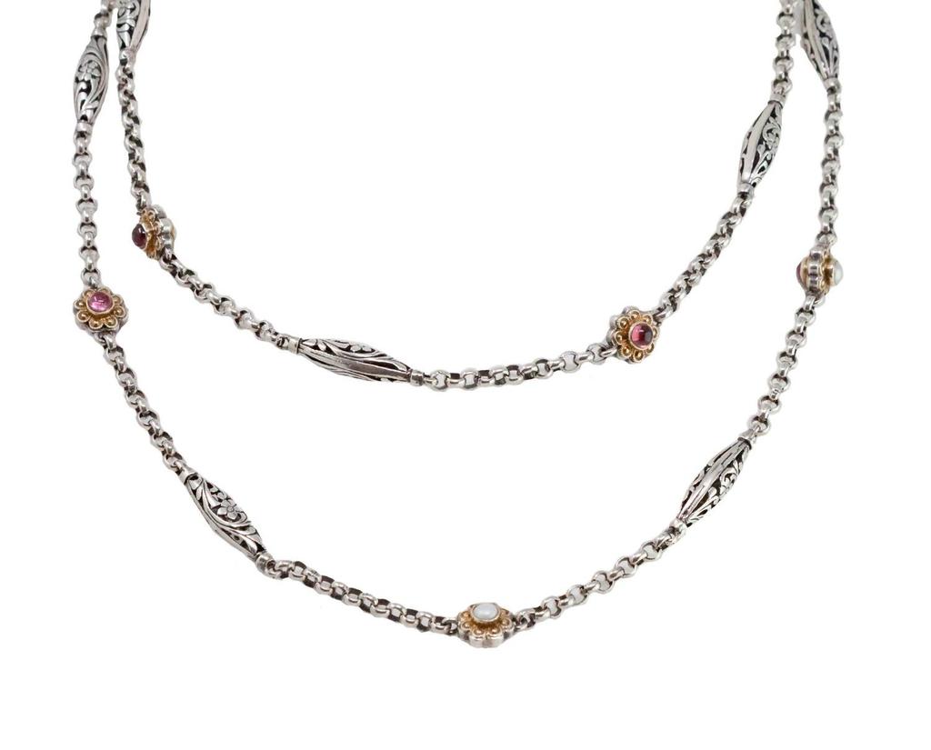Konstantino Konstantino - Women's Pink Tourmaline Necklace