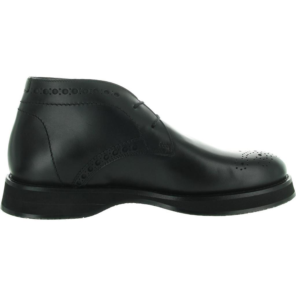 Donald J Pliner Mens Perforated Leather Oxfords