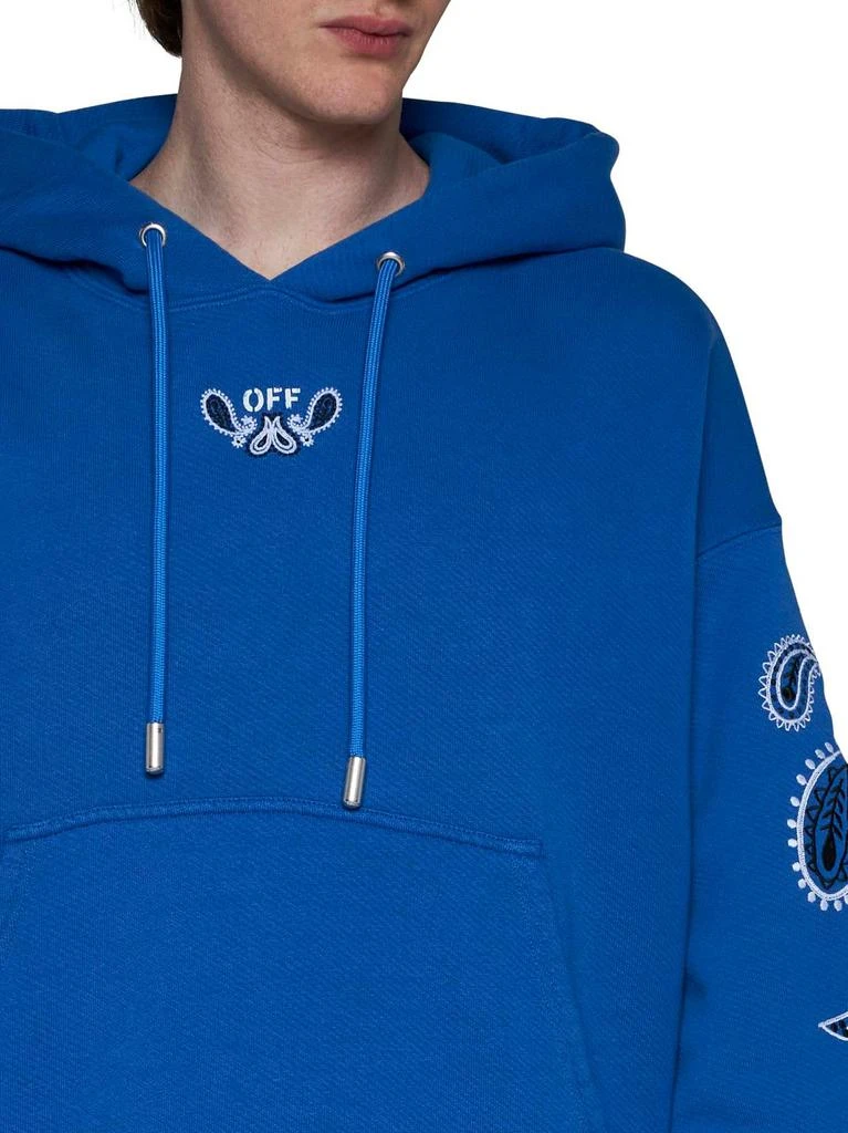 Off-White Off-White Bandana-Embroidered Drawstring Hoodie 5