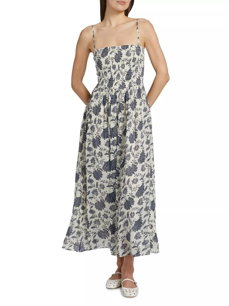 Rag & Bone Hallie Floral Cotton-Silk Midi-Dress 2