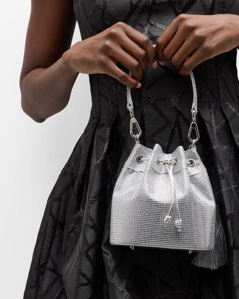 Judith Leiber Piper Medium Crystal Bucket Bag 4