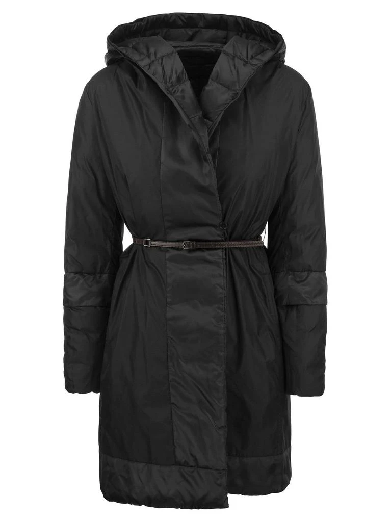 Max Mara The Cube Max Mara The Cube Belted Long-Sleeved Down Jacket 4