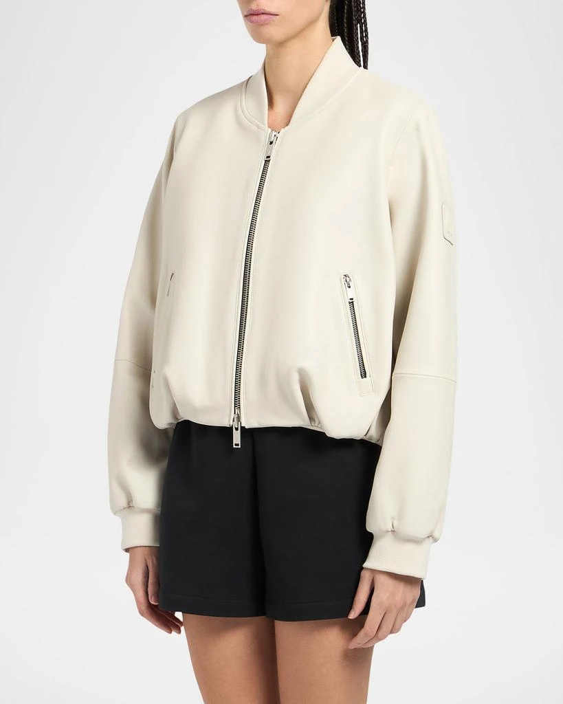 Moose Knuckles Cardin Leather Bomber Jacket 4
