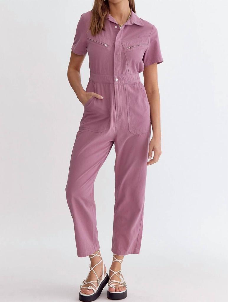 Entrousa Entrousa - Short Sleeve Jumpsuit