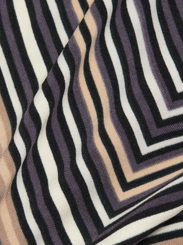 Ramy Brook Stephanie Chevron Halterneck Wide-Leg Jumpsuit 5