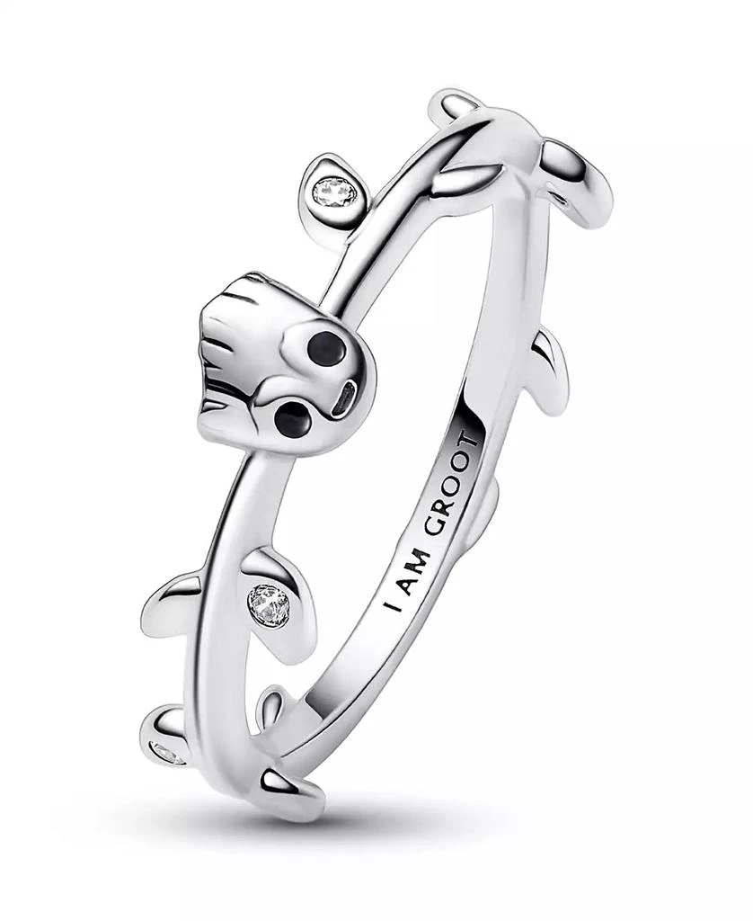 PANDORA Sterling Silver Marvel Guardians of the Galaxy Groot Leaf Ring 2