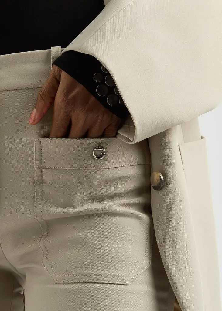 COPERNI Logo slim-leg woven trousers 5