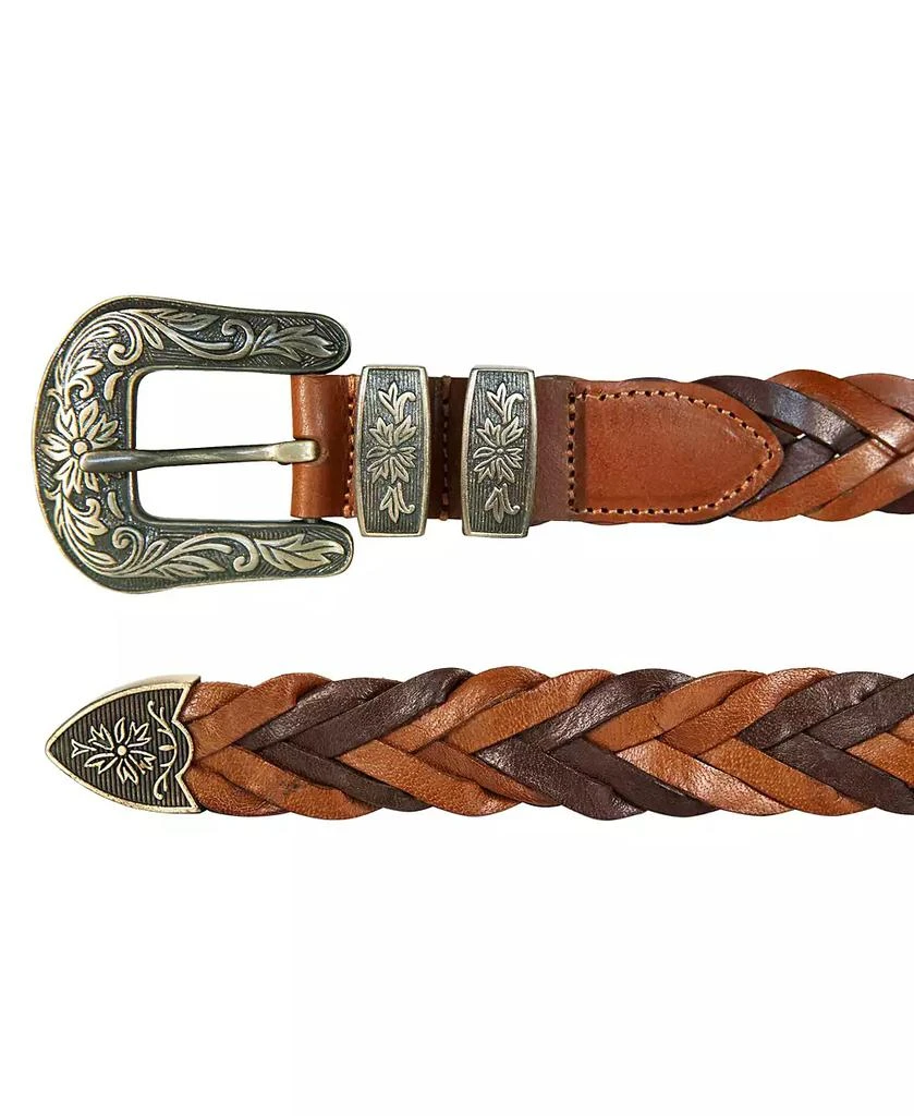 Lucky Brand Women's Western Braid Belt 3