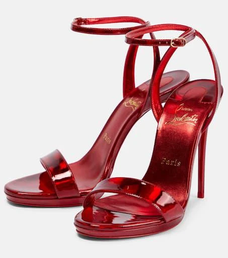 Christian Louboutin Loubi Queen 120 leather sandals 5