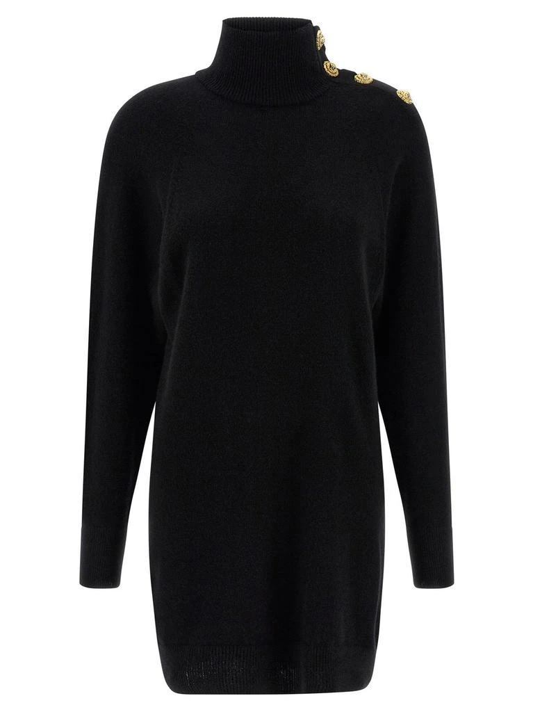 Balmain Balmain Turtleneck Knit Dress 1