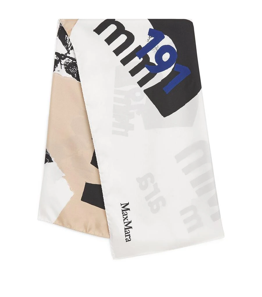 Max Mara Silk Printed Scarf 1
