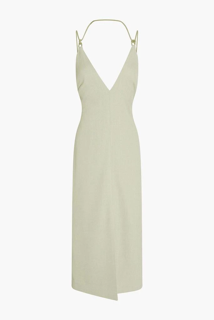 DION LEE Open-back woven midi dress 1