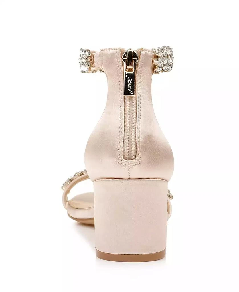 Badgley Mischka Women's Bronwen Block Heel Evening Sandals 3