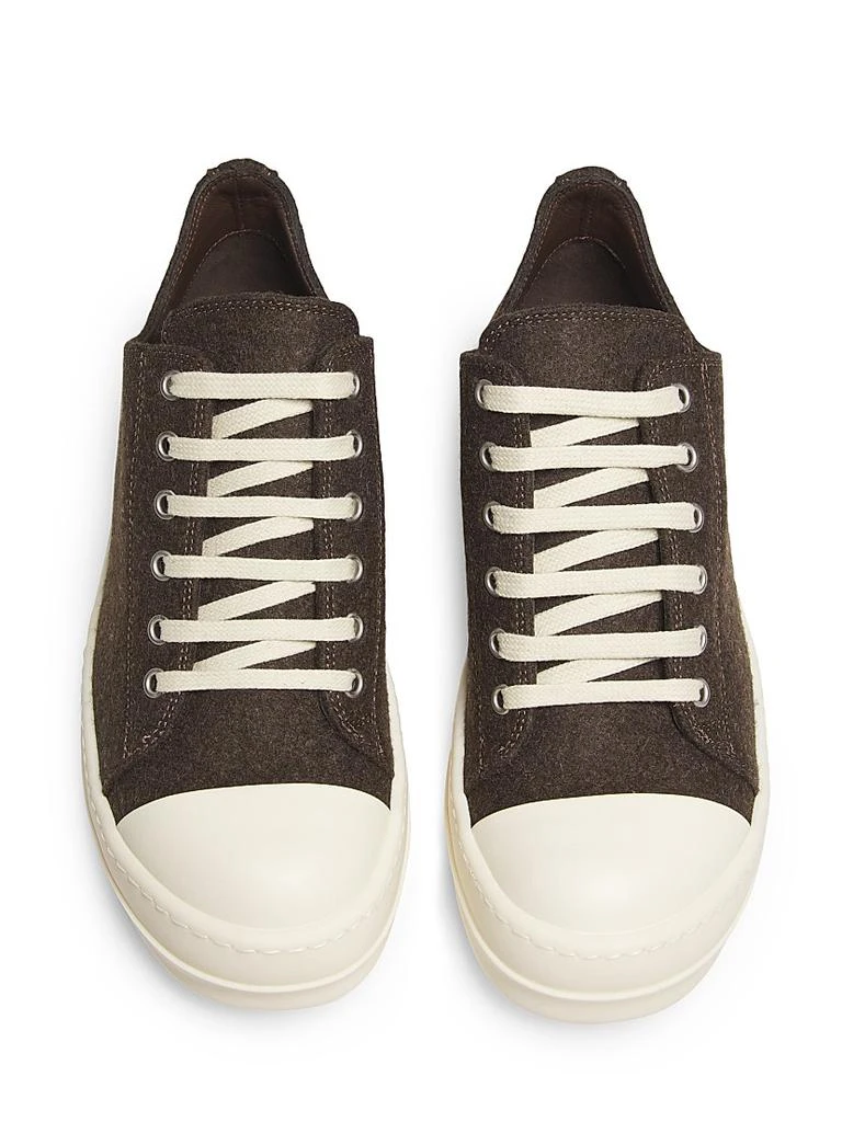 Rick Owens Low Sneaks Leather Sneakers 4