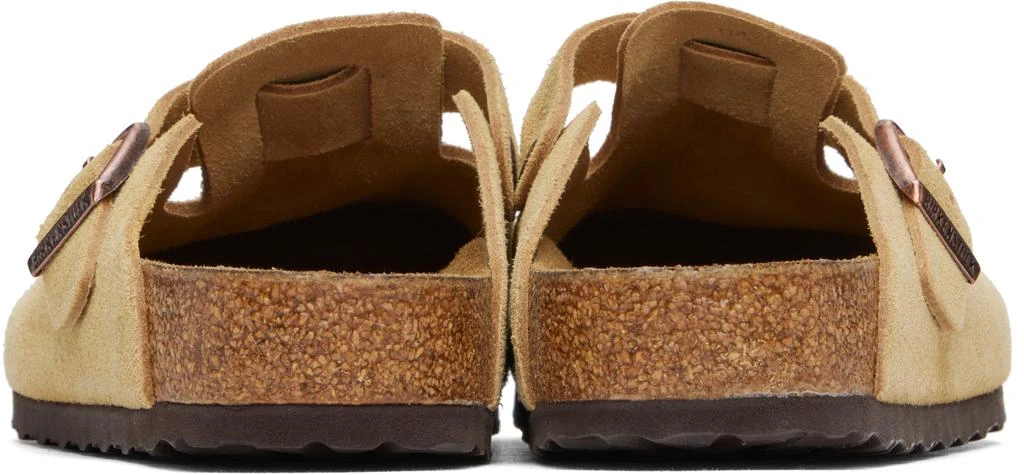 Birkenstock Beige Regular Boston Slip-on Loafers - Business  display picture 2