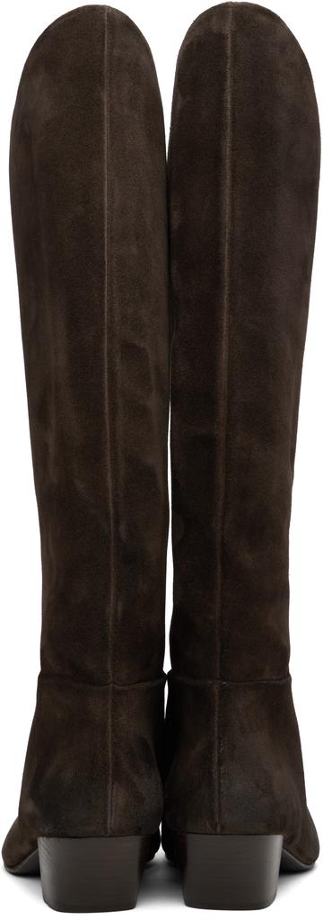 Marsèll Brown Goccio Reversed Leather Tall Boots