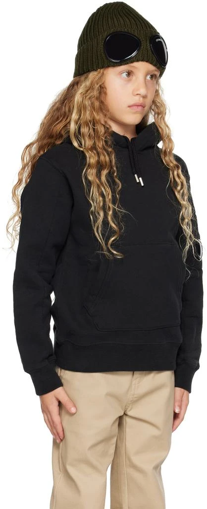 C.P. Company Kids Kids Black Basic Hoodie 2