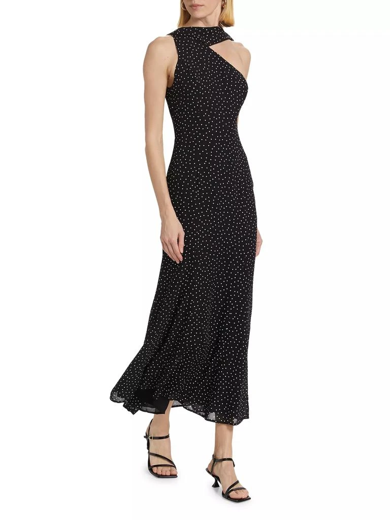 Reformation Rosalynn Polka dot Sleeveless Maxi Dress 4