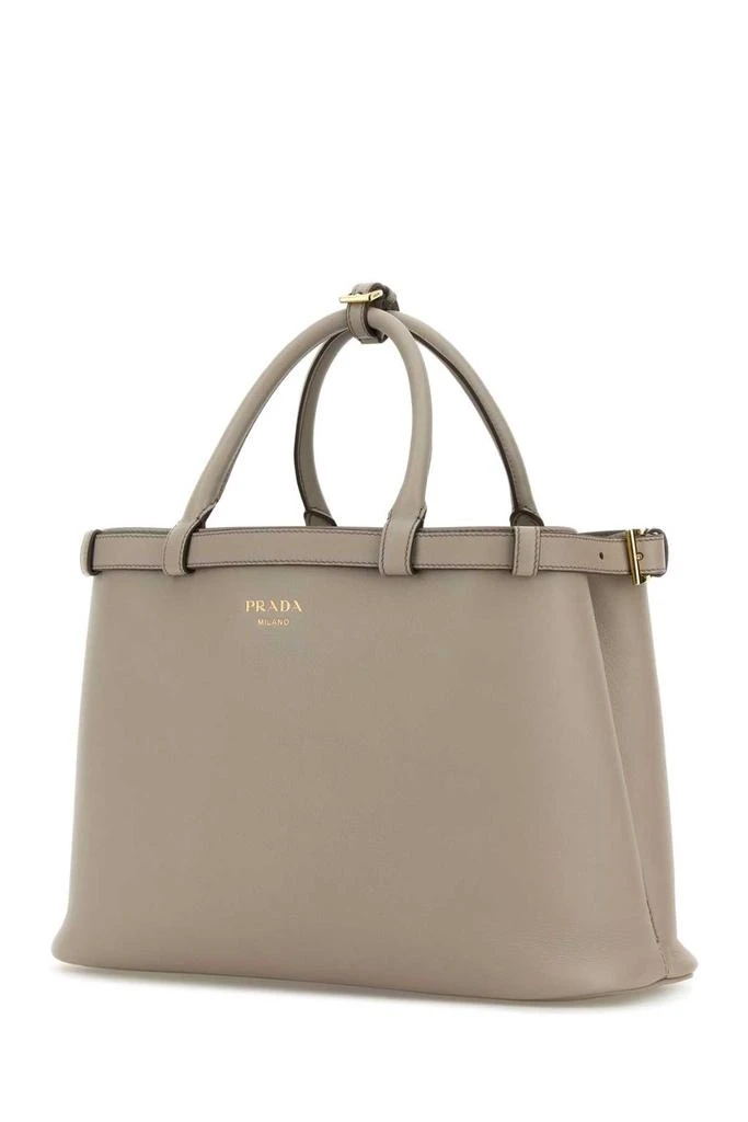 Prada Prada Logo-Stamp Belted Medium Handbag 3