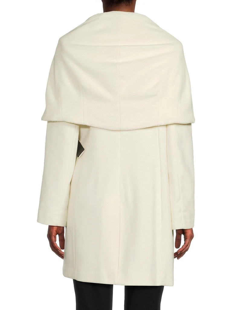 Via Spiga Oversized Shawl Collar Wool-Blend Coat 2