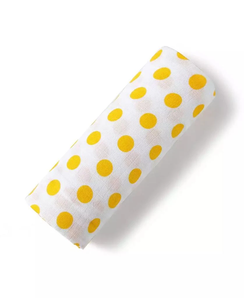 Malabar Baby Baby GOTS Certified Organic Cotton Muslin Swaddle, Saffron