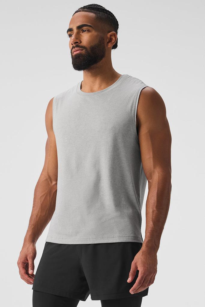 Alo The Triumph Muscle Tank - Athletic Heather Grey