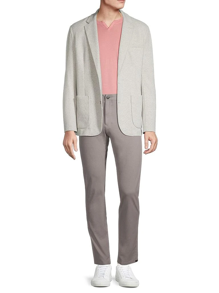 Good Man Brand Jacquard-Knit Two-Button Blazer 2