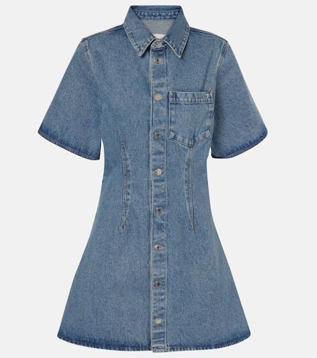 AMI Ami De Cœur denim shirt dress