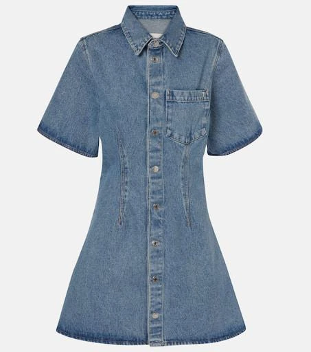 AMI Ami De Cœur denim shirt dress 1