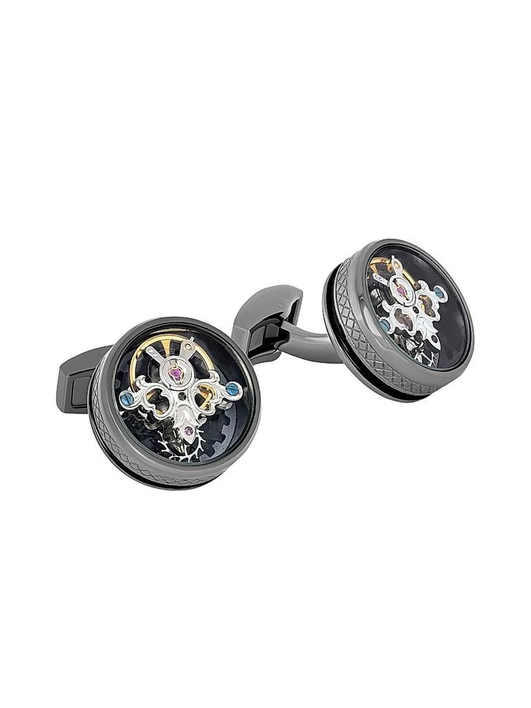 Tateossian Round Tourbillon Cufflinks