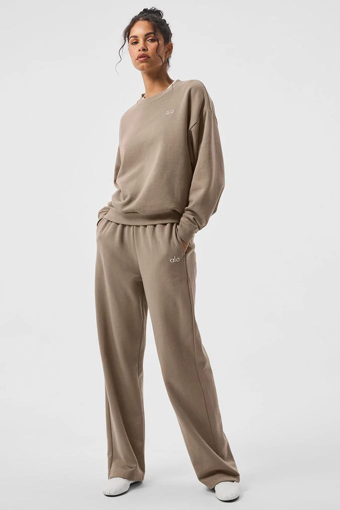 Alo Yoga Accolade Straight Leg Sweatpant - Gravel 5