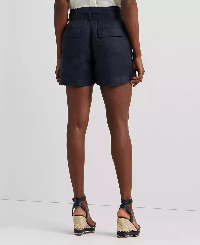 Ralph Lauren Belted Linen Shorts
