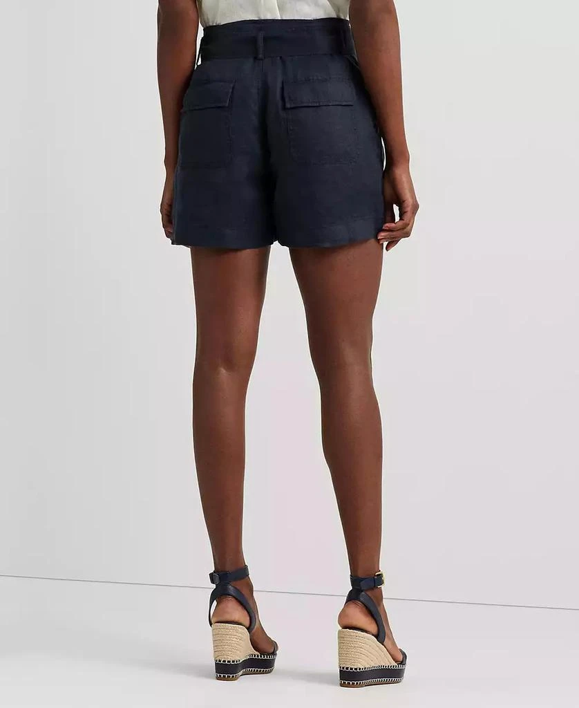 Ralph Lauren Belted Linen Shorts 2