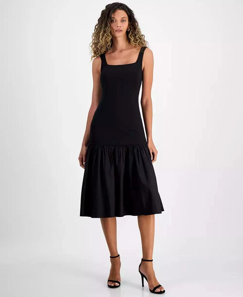 RACHEL Rachel Roy Women's Hollie Square-Neck Midi Dress 1
