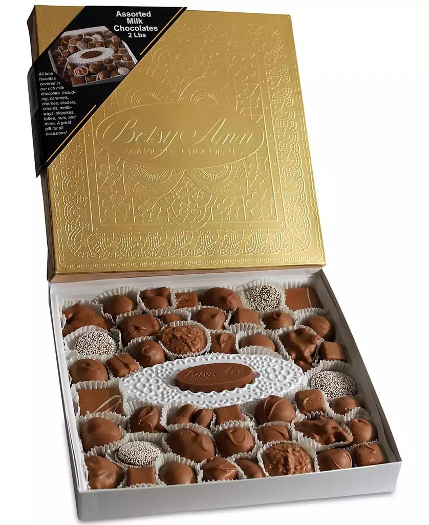 Betsy Ann Chocolates 32oz Assortment Gift Box, Approximately 48 Pieces 1