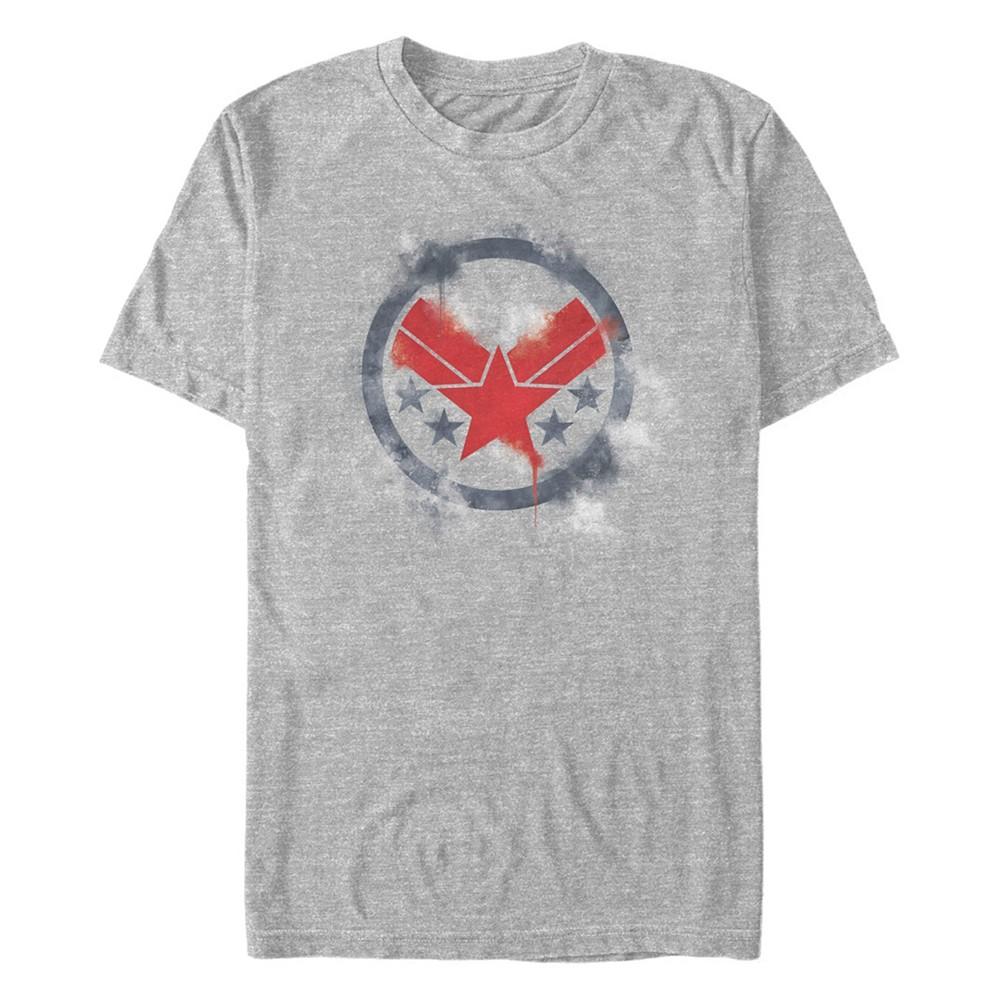Fifth Sun Marvel Men's Avengers Endgame War Machine Spray Paint Logo, Short Sleeve T-shirt