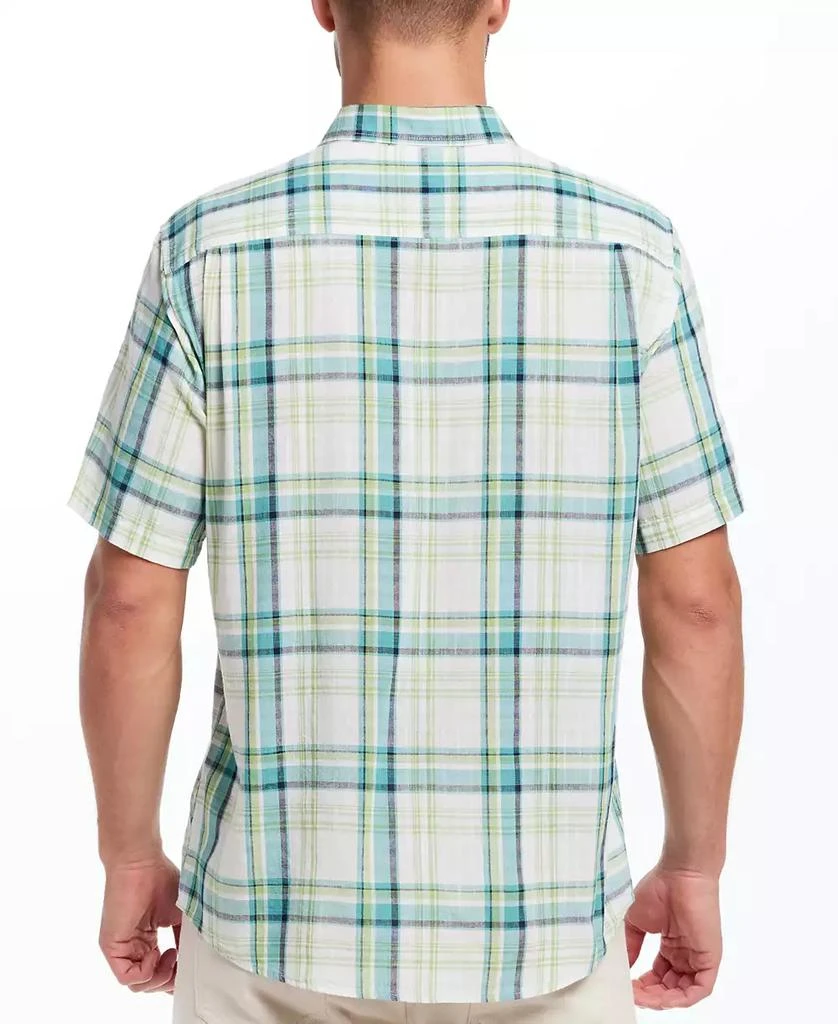 Weatherproof Vintage Men's Regular-Fit Textured Stripe Button-Down Shirt 5