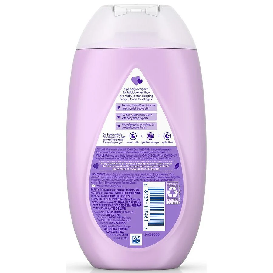Johnson's Baby Bedtime Baby Lotion With NaturalCalm Essences 4