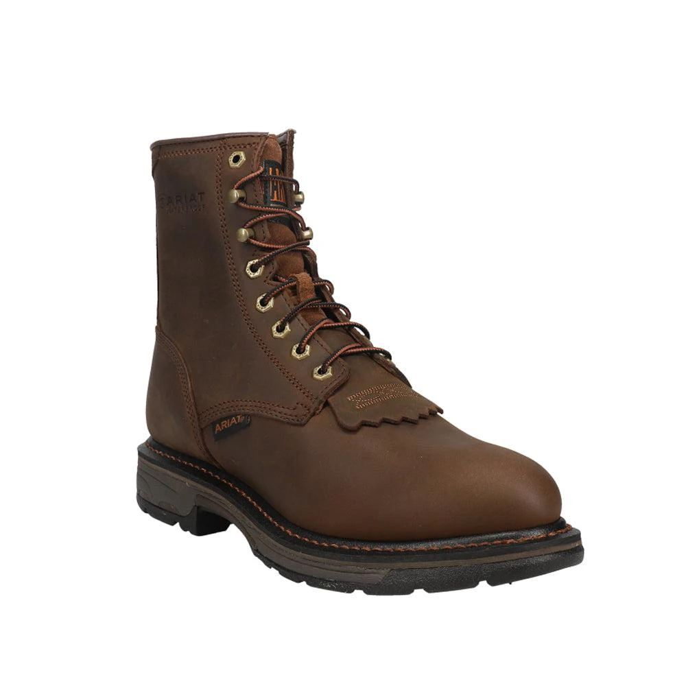 Ariat Workhog 8 Inch Electrical Soft Toe Lace Up Boots 2