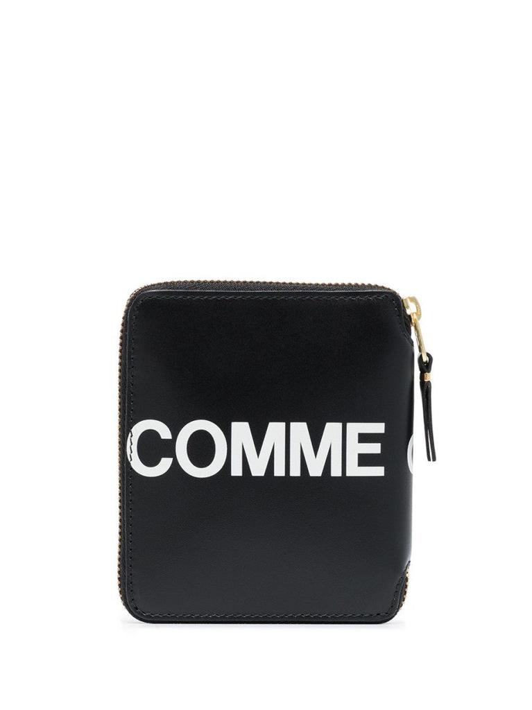 Comme des Garcons Leather Wallet With Logo