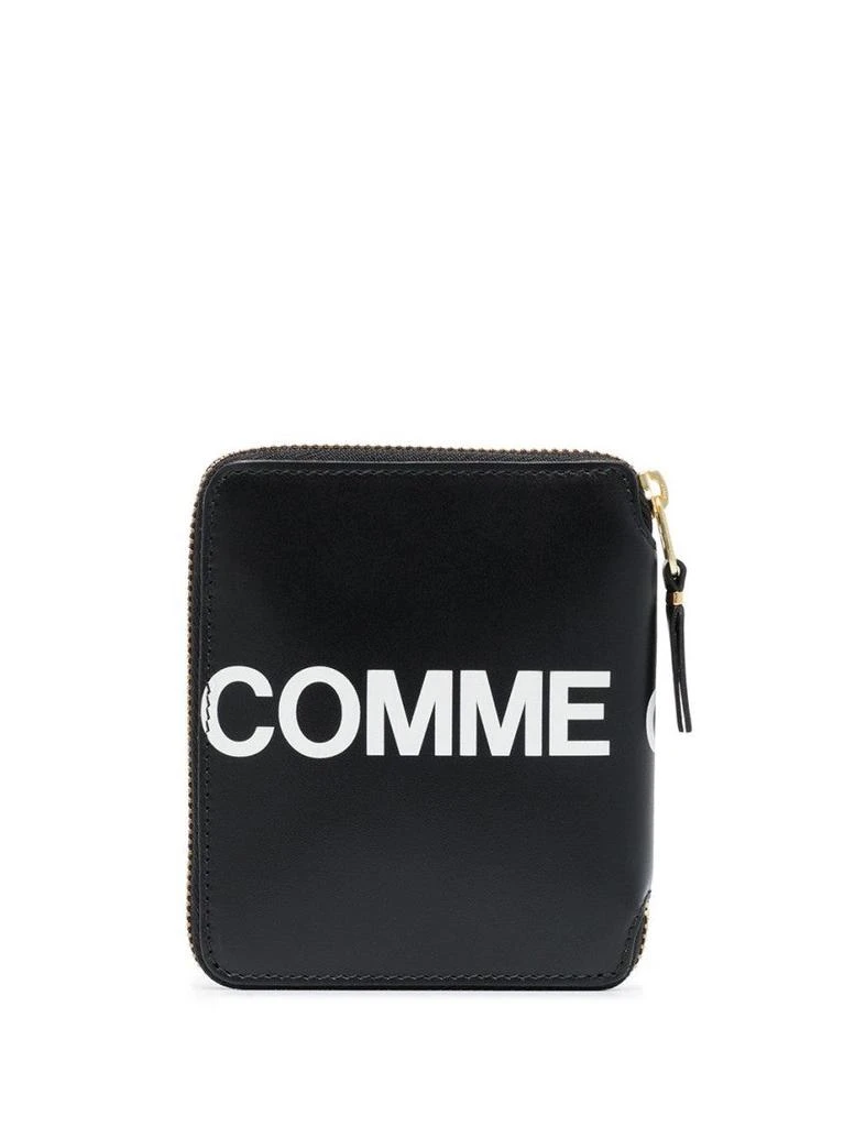 Comme des Garcons Leather Wallet With Logo 2