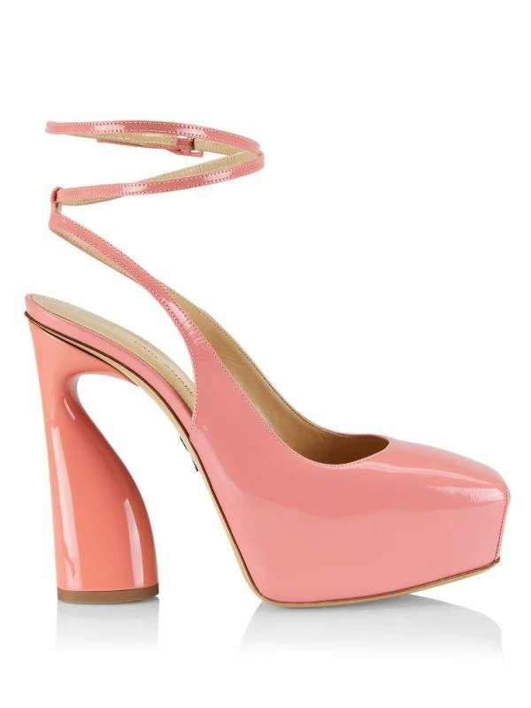 Paul Andrew Levitate Platform Leather Pumps 1