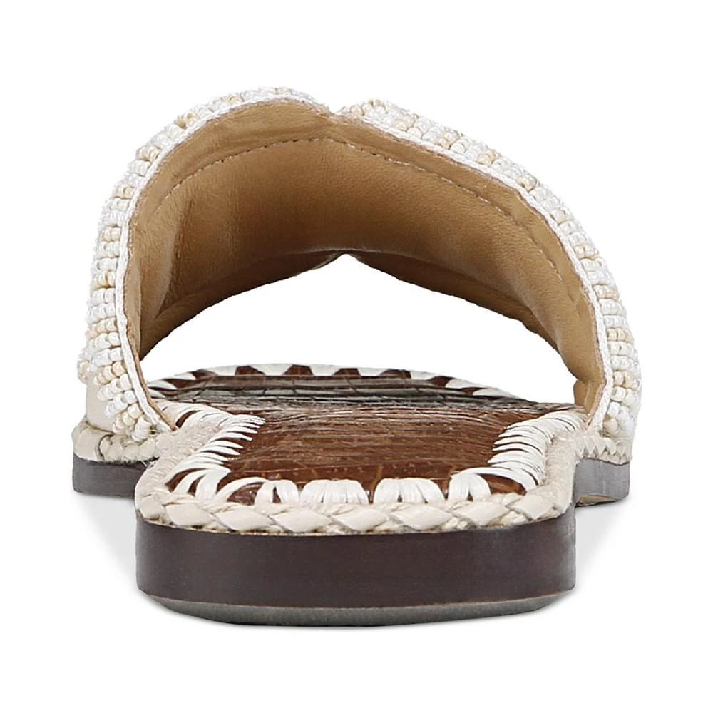 Sam Edelman Women's Fitz Beaded Slide Flat Sandals 3