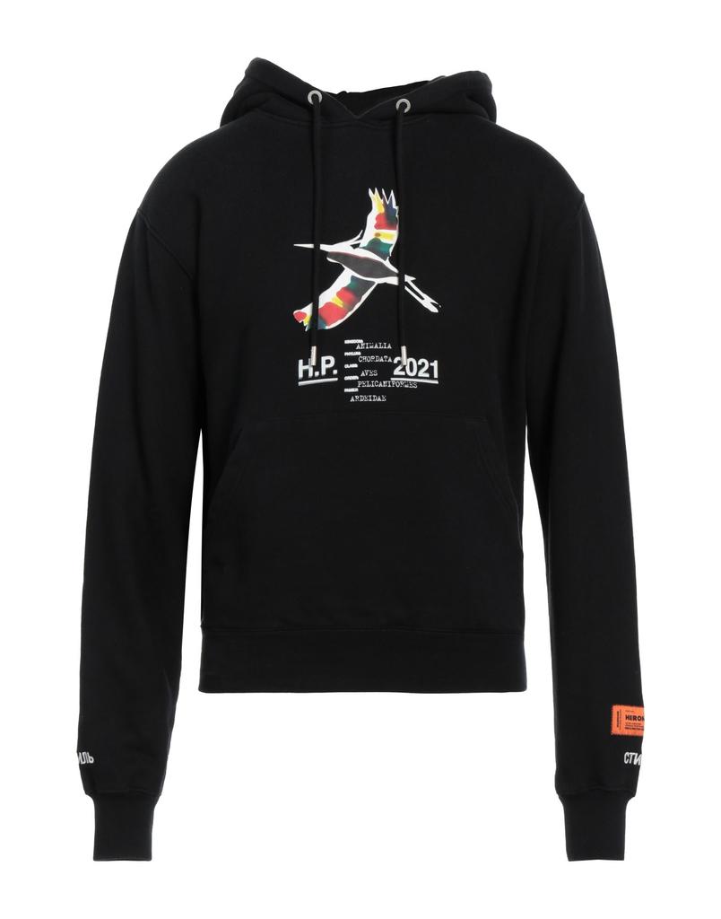 HERON PRESTON CTNMB STRASS LOGO HOODIE MEN SWEATSHIRT
